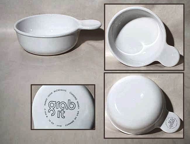 CORNING WARE 15 oz. Grab It Bowl with Logo, White, P 150 B