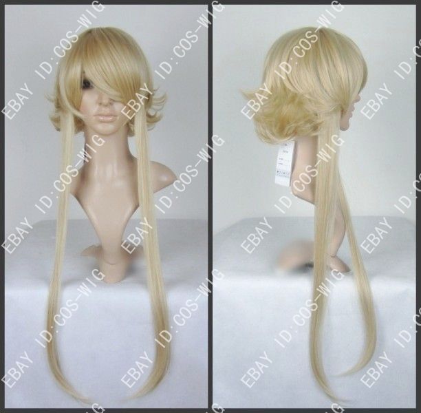 COS WIGS Kuroshitsuji / Medusa Long Cosplay Party Light Blonde Wig