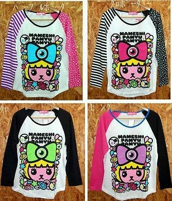 Kyary pamyu pamyu Collaboration Crazy raglan T shirt JAPAN Free ship