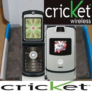 TRULY MINT* Cricket Motorola Razr V3c Phone +MANY EXTRAS;; FAST