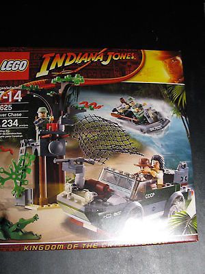 INDIANA JONES RIVER CHASE #7625 KINGDOM OF THE CRYSTAL SKULL NIB