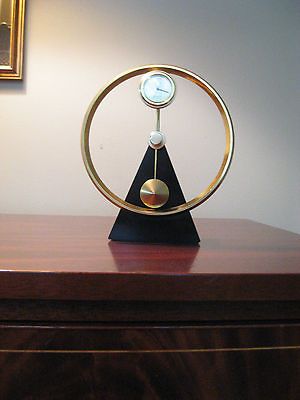 VINTAGE SEIKO POST MODERN PENDULUM CLOCK DESKTOP MODEL