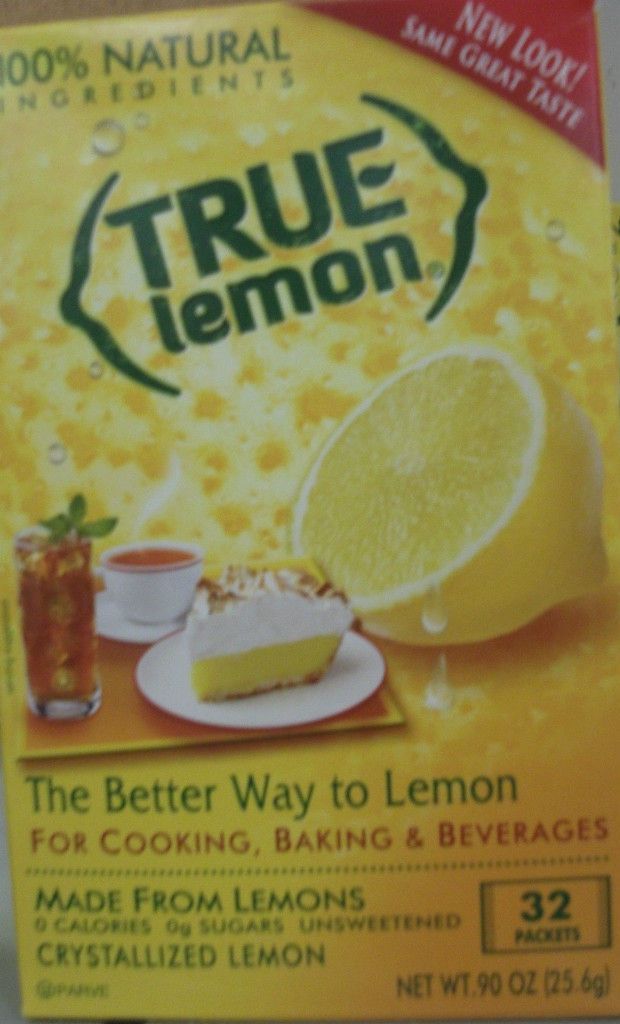 TRUE LEMON CRYSTALLIZED LEMON PACKETS (32 PACKET BOX)