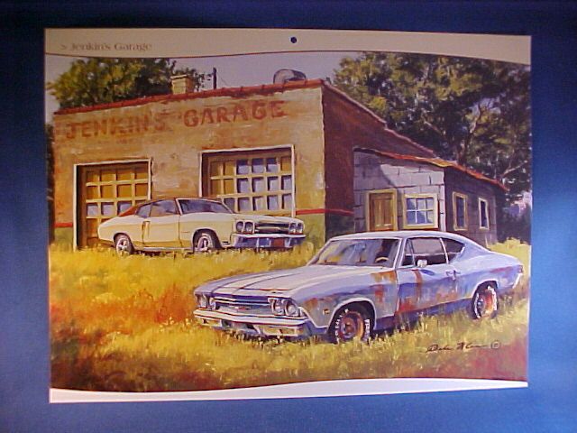 Malibu, 1970 Chevelle SS barn find abandoned junkyard Dale Klee art