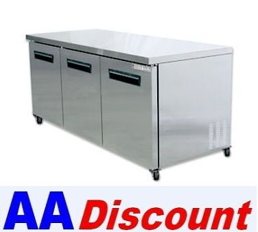 NEW MAXX COLD UNDER COUNTER FREEZER REACH IN 19.6 CF 3 DOOR 6 SHELVES