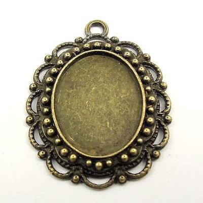 style bronze look jewelry setting(18*14mm) pendants findings 20pcs