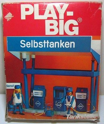 TANKSTELLE PLAY BIG 70S GAS TANK STATION VTG NEW MIB