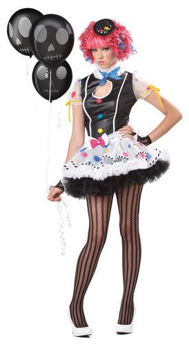 Sassie The Clown Katy Perry Candy Teen Girls Costume