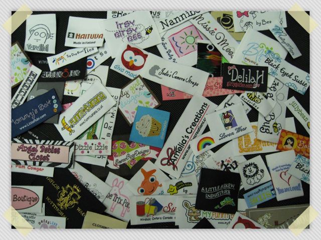 600pcs Custom Boutique Woven Clothing Labels