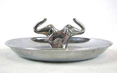 Vintage Art Deco Chrome Elephant PINCHERETTE Ashtray