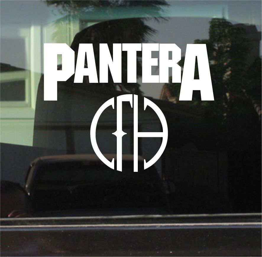 PANTERA CFH 8 INCH VINYL DECAL / STICKER