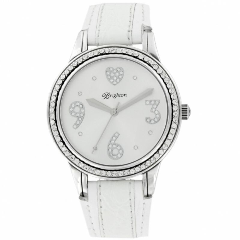 BRIGHTON VIEJO WATCH   W20372   WHITE/SILVER/S TAINLESS