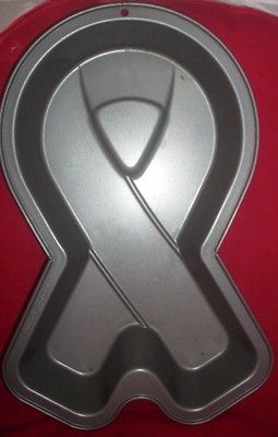 AWARENESS RIBBON cake pan CAUSE SUPPORT jello mold BAKERS SECRET tin