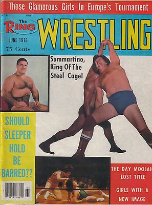 RING WRESTLING JUNE 1976 magazine BRUNO SAMMARTINO wwe tna