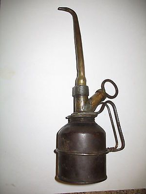 VINTAGE BECK OIL CAN OILER PAT. 8 14 28 RAILROAD AUTO FARM WAGON