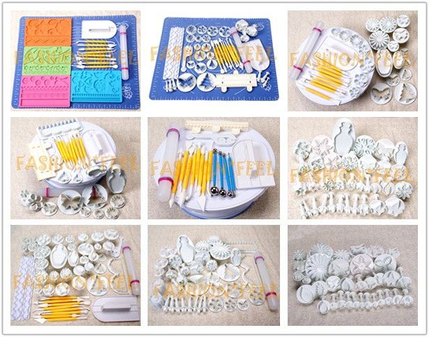Sugarcarft Cutters Fondant Cake Decorating Modelling Flowers Pasty