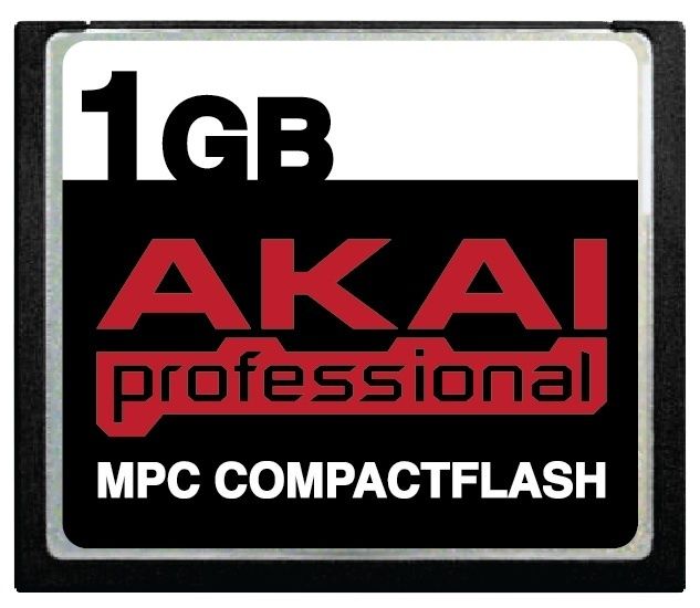 1GB AKAI MPC 500 Compact Flash CF Memory Card 1 GIG Upgrade +Samples