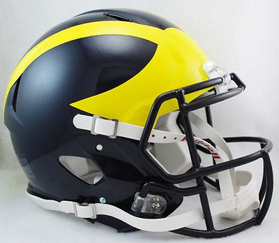 MICHIGAN WOLVERINES Riddell Revolution SPEED Football Helmet