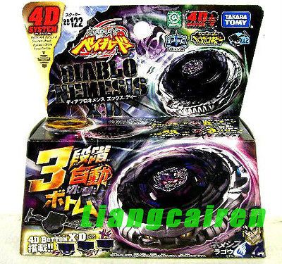 ORIGINAL Takara Tomy Beyblade BB 122 Diablo Nemesis XD 4D System