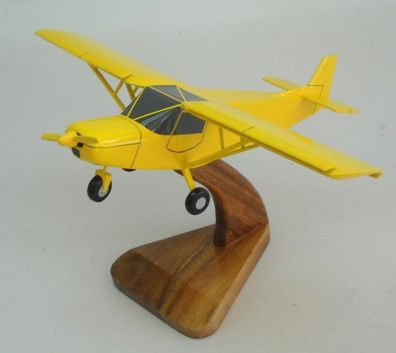 CH 701 Zenair Ultralight Airplane Desk Wood Model Big