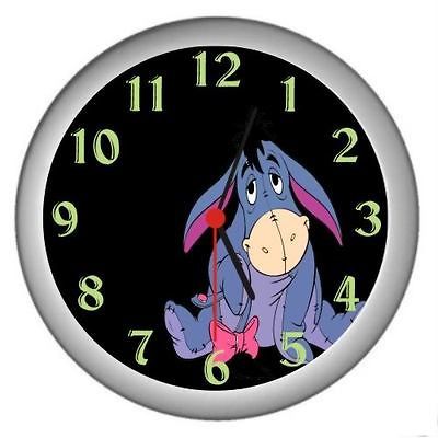 EEYORE WHITE DECOR WALL CLOCK NEW