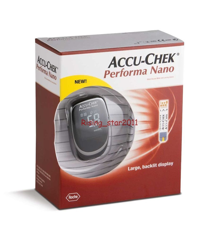 Accu Chek Check Performa Nano Kit Glucometer Sign Diabetic Diet