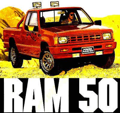 1989 DODGE RAM 50 PICKUP BROCHURE SPORT  POWER RAM 4X4