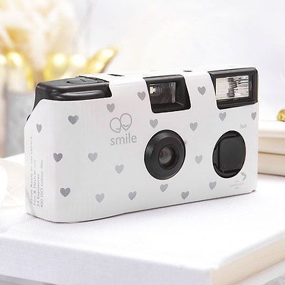 Set of 10 disposable Cameras 17 Designs Wedding Reception Shower