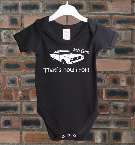 DODGE CORONET 1967 THATS HOW I ROLL CAR BABYGROW CTH64