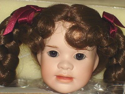 Wendy Lawton CINNAMON RAGS Porcelain & Cloth Doll 2000 MIB