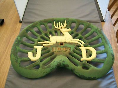 Reproduction JOHN DEERE 1847 Cast Iron Implement Seat