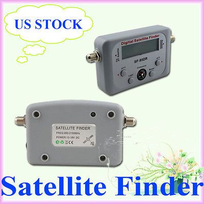 Hot SF 95DR Satellite Finder SatFinder Tool Meter DISH FTA For DirecTV