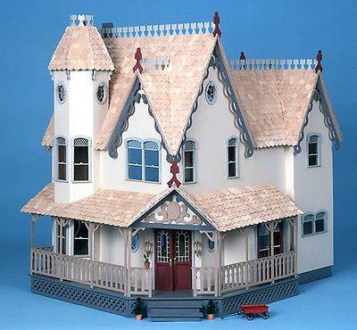 The Pierce Dollhouse Kit   Vintage Victorian Charm Staircase