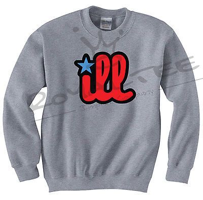 ill Philly Crewneck Sweater PHILADELPHIA JDM Japan Supreme Dope YMCMB