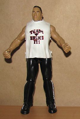 THE ROCK jakks wwe rare WRESTLING FIGURE wwf TEAM BRING IT shirt