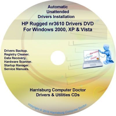 HP Rugged nr3610 Driver Recovery Disc CD/DVD