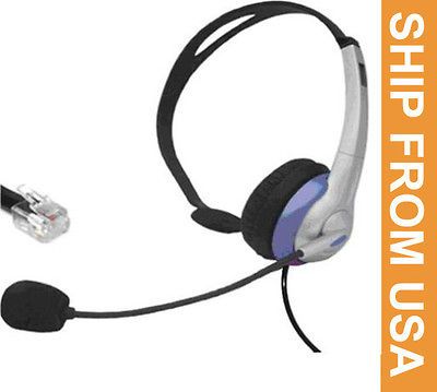 T100 Headset for Elmeg 290 Safecom SDSIP 500 Nortel NEC Mitel Inter