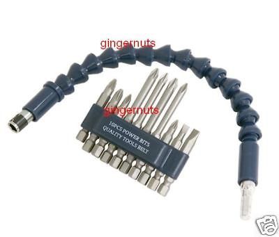 Screwdriver Bits & Extension Bar Set Fit Corded & Cordless Drills