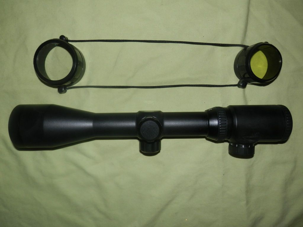RIFLE SCOPE R 3 9 X 42 E EAGLE EYE OPTICS CO. WITH BATTERY AND COVERS