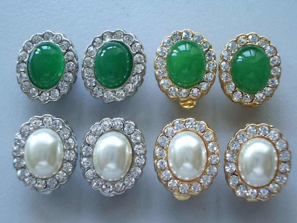 clip on pearl earrings