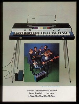 1966 Howard Combo Organ photo vintage print ad