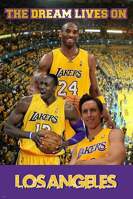 BASKETBALL POSTER Kobe Bryant Dwight Howard Steve Nash RARE HOT NEW