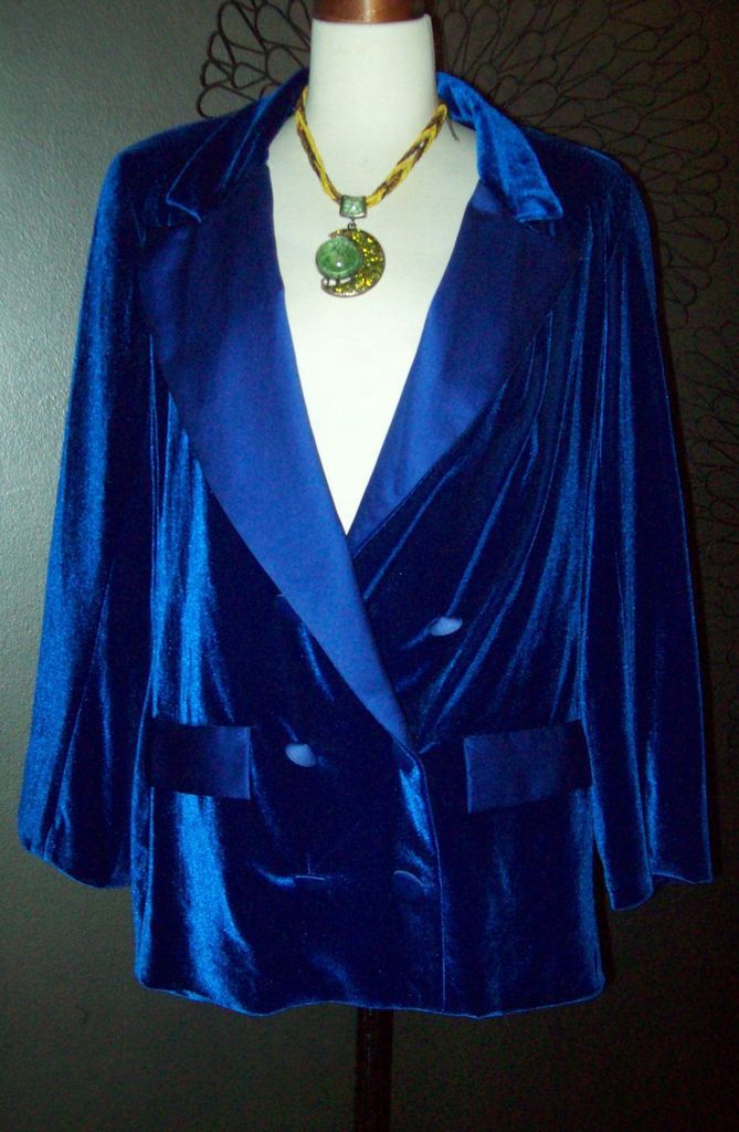 electric blue blazer