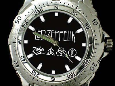 v231 Led Zeppelin Zoso Symbol Stainless Steel Watch New
