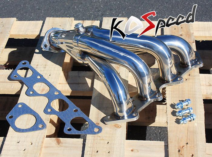 STAINLESS STEEL SS EXHAUST HEADER/MANIFOL D MIT 00 05 ECLIPSE 3G 2.4