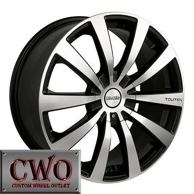 17 Black Touren TR3 Wheels Rims 5x100/5x114.3 5 Lug Jetta Altima