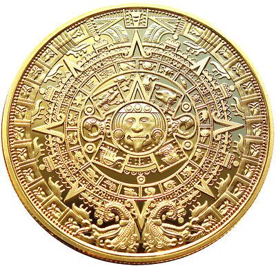 Newly listed ONE 1 OUNCE OZ MINT 24k 999 FINE GOLD COIN MAYAN PROPHECY