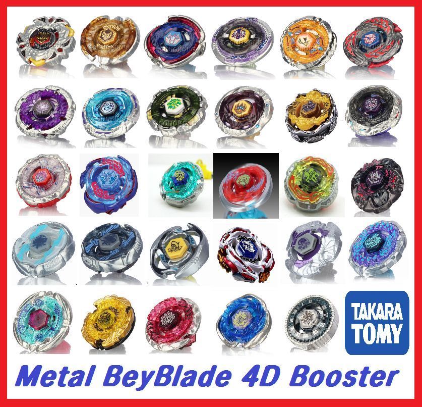 Takara Tomy]Metal BeyBlade 2, Metal BeyBlade 4D Boosters (NO LAUNCHER