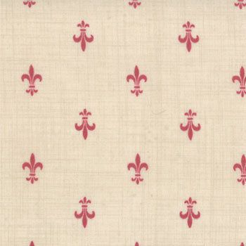 ROUENNERIES DEUX~by 1/2 YD~MODA~13605 21~FRENCH GENERAL BASIC~FLEUR DE