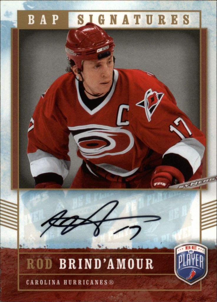 2006 07 BE A PLAYER   ROD BRINDAMOUR SIGNATURES #RB CC